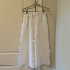 Tempo Paris White Wide Leg Pants